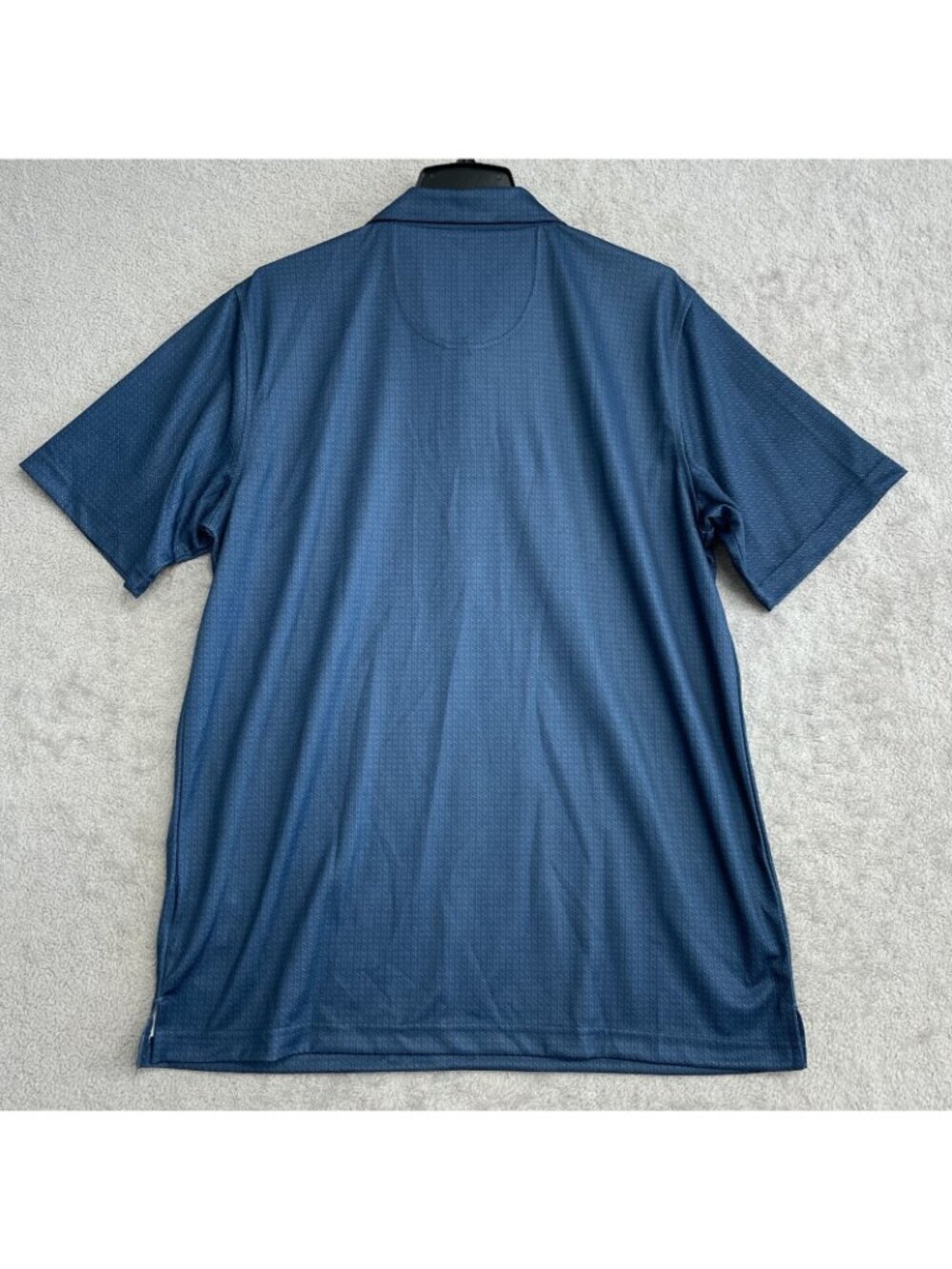 Pebble Beach Men's Size L Dry-Luxe Performance Polo Shirt Blue N1401 - Picture 5 of 9